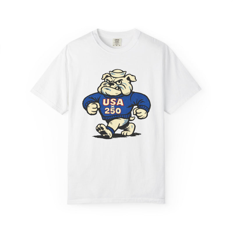 Vintage USA Bulldog Mascot Graphic Tee
