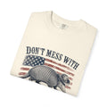 Patriotic Armadillo Cowboy Graphic Tee