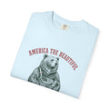 America The Beautiful Bear Fishing Tee