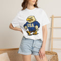 Vintage Eagle USA Mascot Graphic Tee