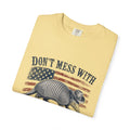 Patriotic Armadillo Cowboy Graphic Tee