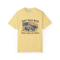 Patriotic Armadillo Cowboy Graphic Tee
