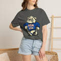 Vintage USA Bulldog Mascot Graphic Tee