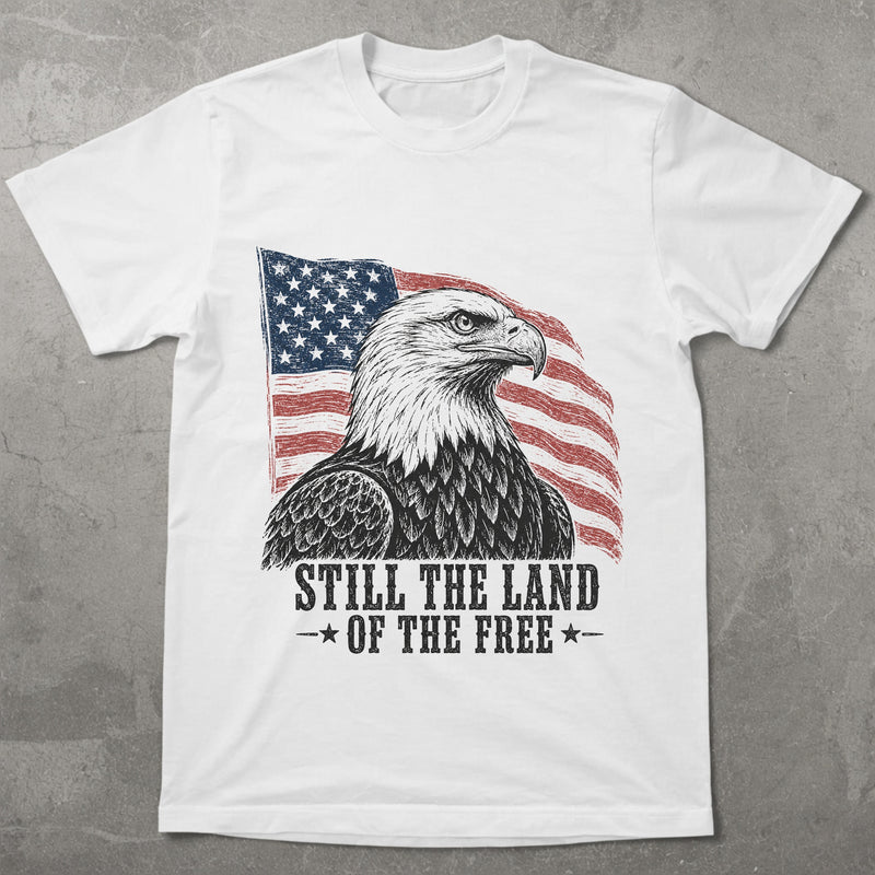 WZ_eagle_still_land_of_the_free_shopify_comfort_colors_1717_flatlay_1_mockup_white