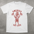 WZ_goat_america_say_less_shopify_comfort_colors_1717_flatlay_1_mockup_white