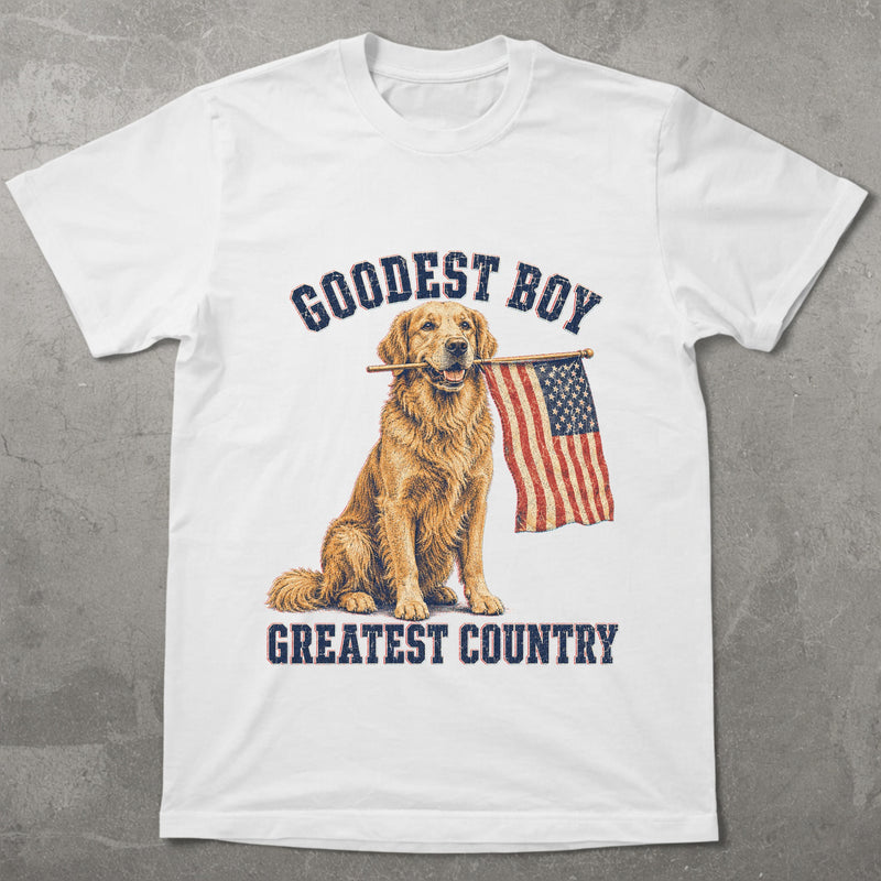 WZ_golden_retriever_goodest_boy_greatest_country_shopify_comfort_colors_1717_flatlay_1_mockup_white