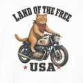 WZ_motorcycle_cat_land_of_the_free_shopify_comfort_colors_1717_fabric_square_white