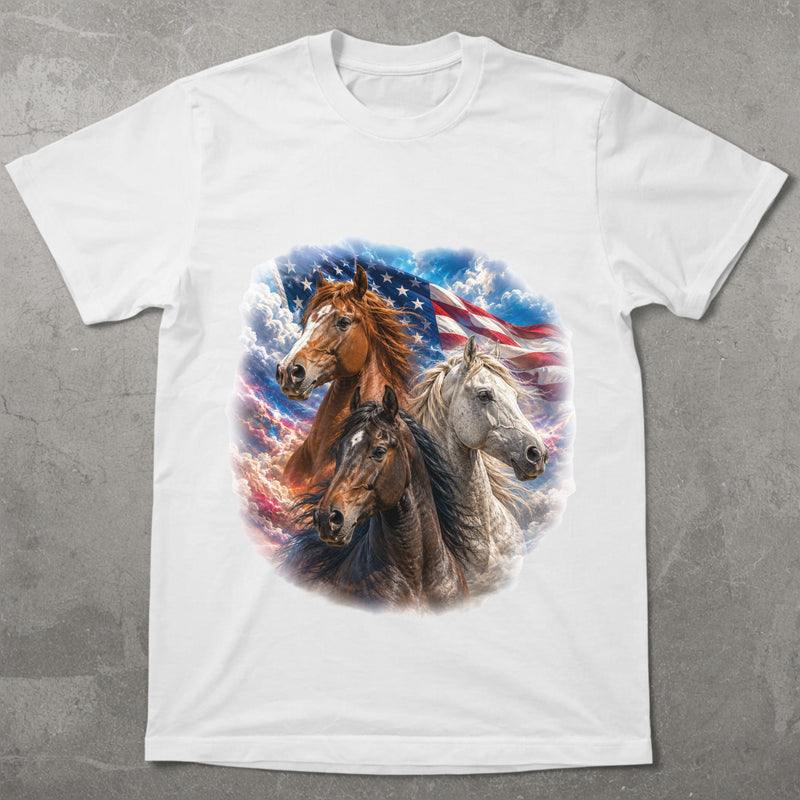 WZ_patriotic_horses_flag_white_1_shopify_comfort_colors_1717_flatlay_1_mockup_white