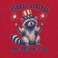 WZ_raccoon_stars_and_stripes_forever_shopify_comfort_colors_1717_fabric_square_red