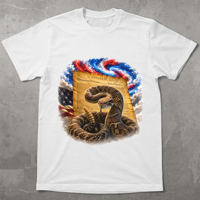 WZ_rattlesnake_constitution_white_shopify_comfort_colors_1717_flatlay_1_mockup_white