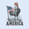 WZ_rooster_holler_for_america_shopify_comfort_colors_1717_fabric_square_chambray