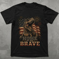 WZ_trex_home_of_the_brave_black_shopify_comfort_colors_1717_flatlay_1_mockup_black