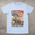 WZ_tric_freedom_never_goes_extinct_white_shopify_comfort_colors_1717_flatlay_1_mockup_chambray